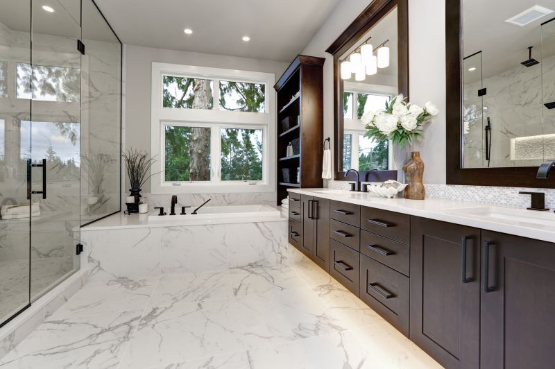 Expansive Master Bathrooms